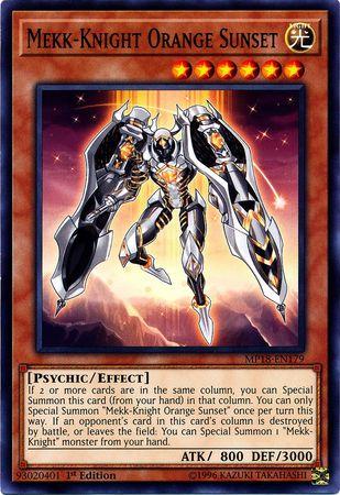 Mekk-Knight Orange Sunset MP18-EN179