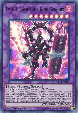 D/D/D Flame High King Genghis MP19-EN229