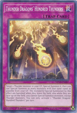 Thunder Dragons' Hundred Thunders MP19-EN207
