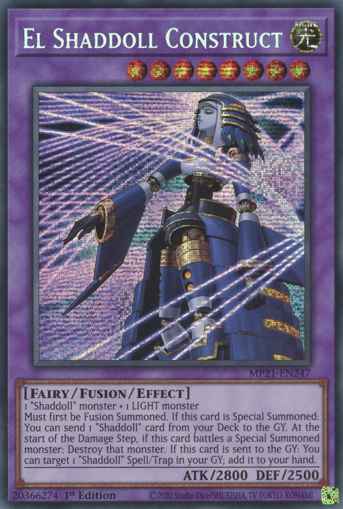 El Shaddoll Construct (alternate art) MP21-EN247
