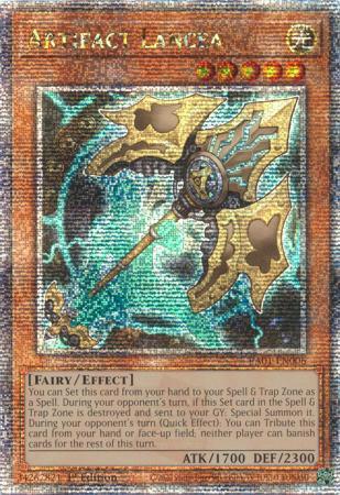 Artifact Lancea [Quarter Century Secret Rare] RA01-EN006
