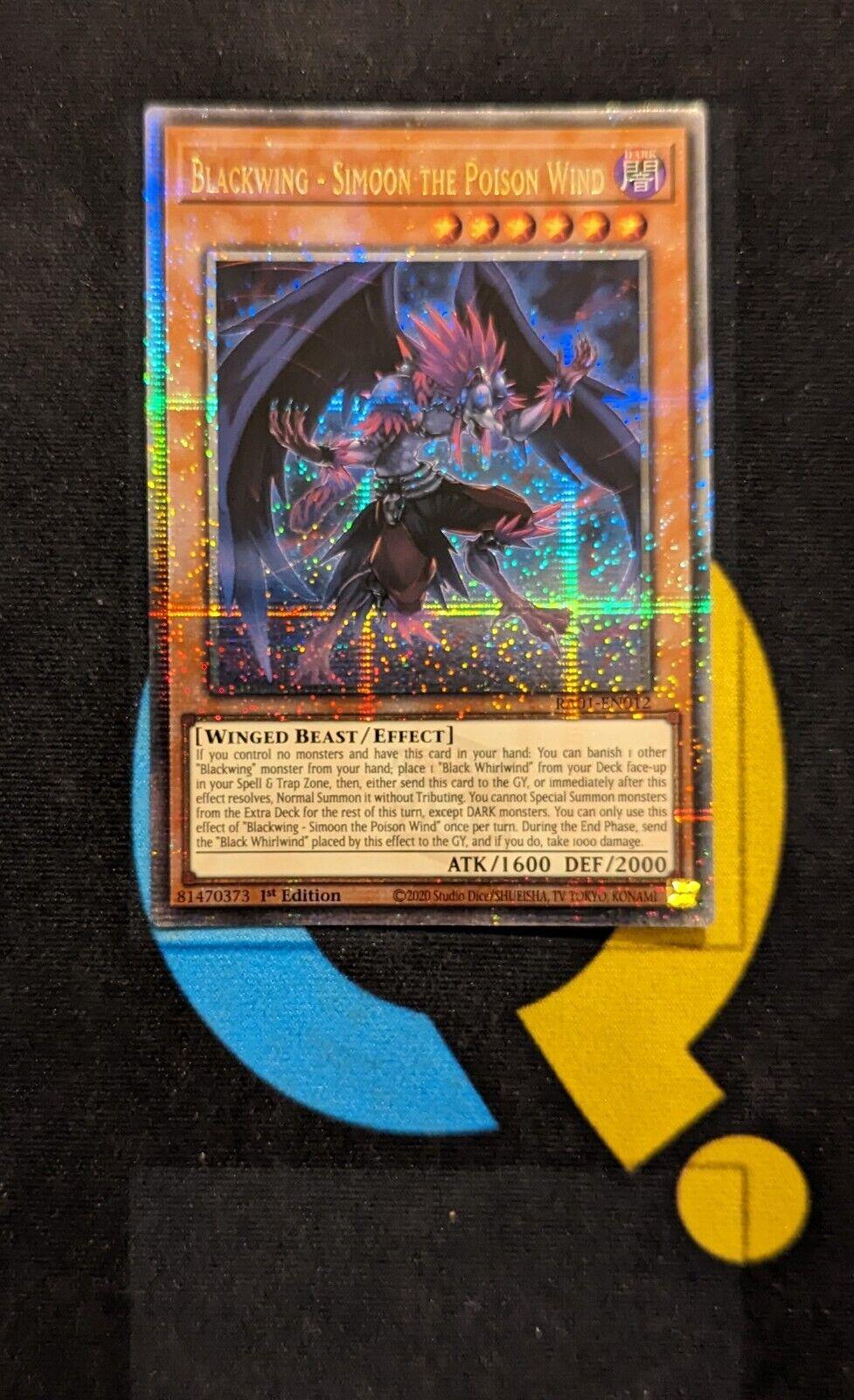 Blackwing - Simoon the Poison Wind [Quarter Century Secret Rare] RA01-EN012