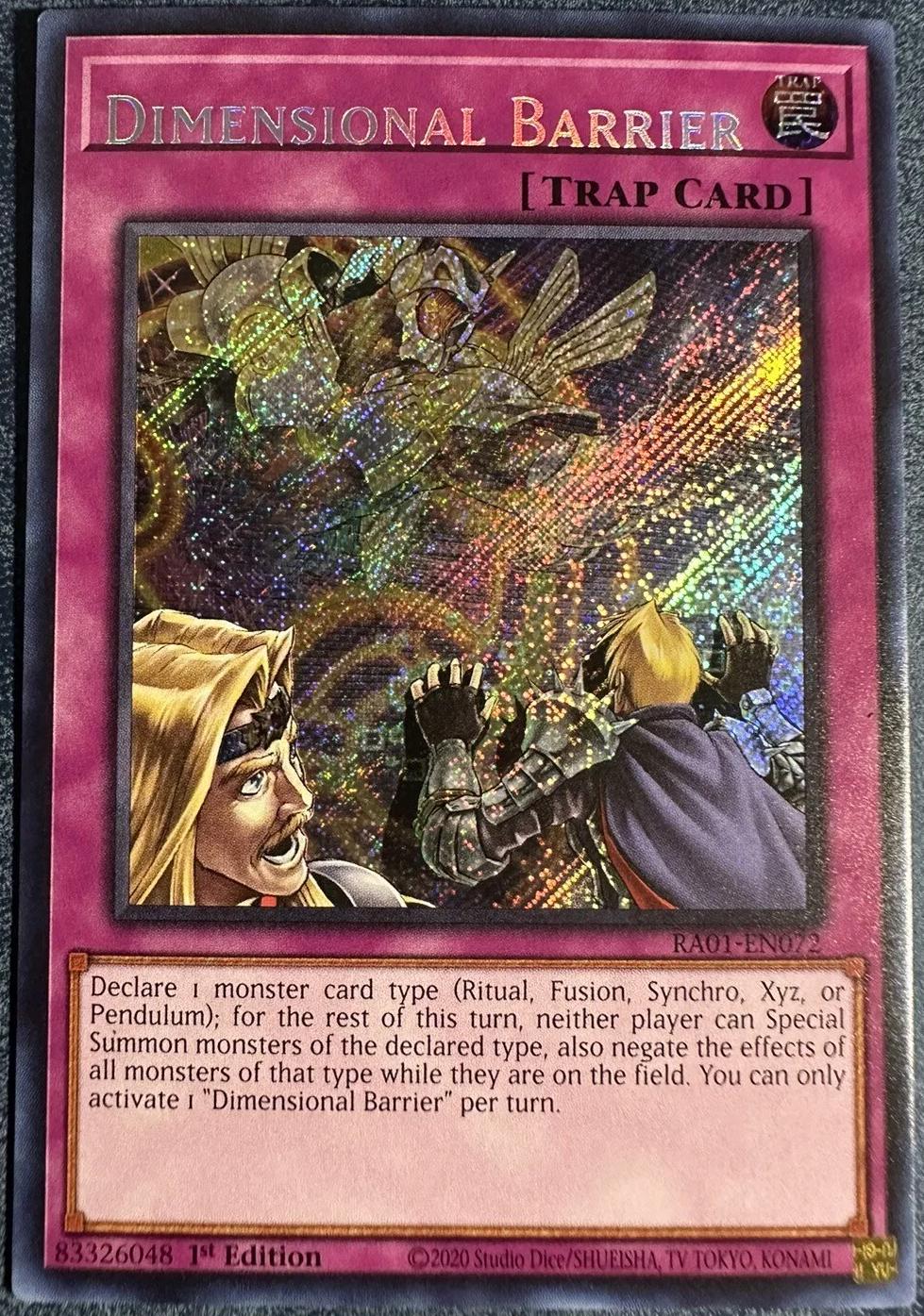 Dimensional Barrier [Misprint] RA01-EN072