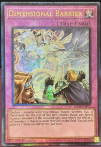 Dimensional Barrier [Ultimate Rare] RA01-EN072