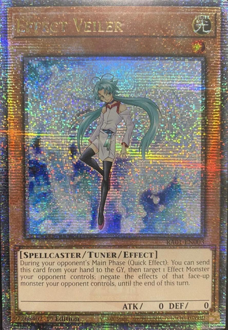 Effect Veiler [Quarter Century Secret Rare] RA01-EN003