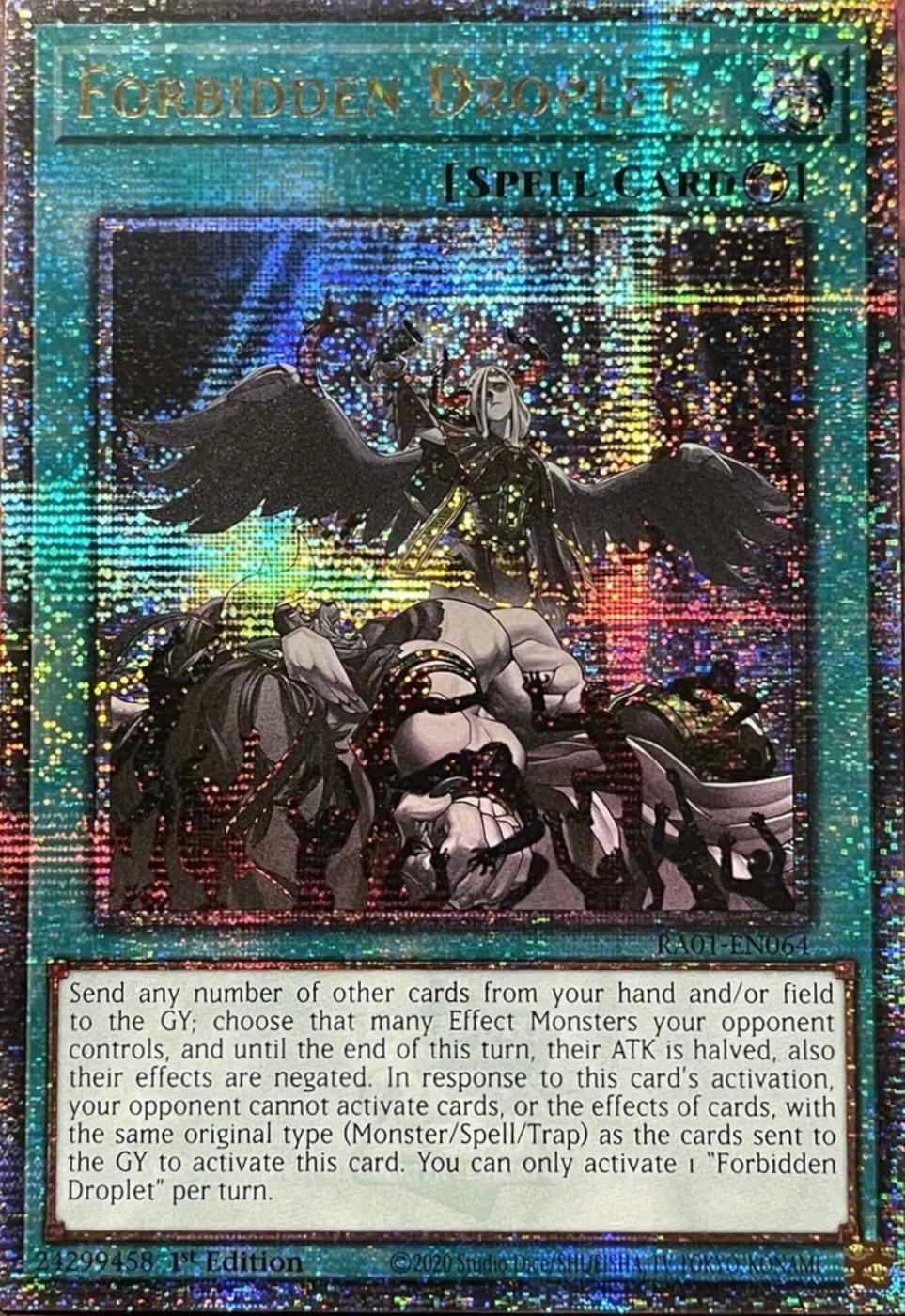 Forbidden Droplet [Quarter Century Secret Rare] RA01-EN064