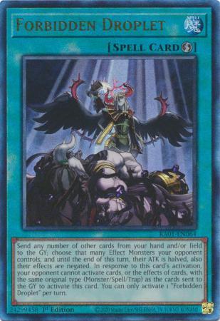 Forbidden Droplet [Ultimate Rare] RA01-EN064