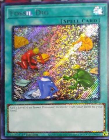 Fossil Dig [Platinum Secret Rare] RA01-EN053