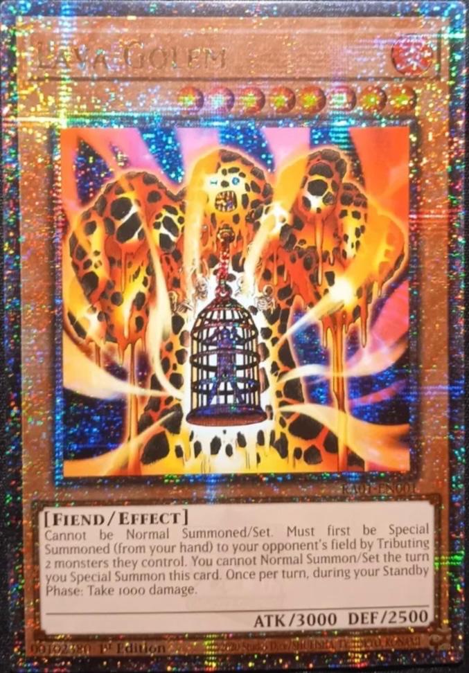 Lava Golem [Quarter Century Secret Rare] RA01-EN001
