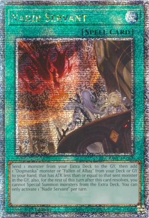 Nadir Servant [Quarter Century Secret Rare] RA01-EN062