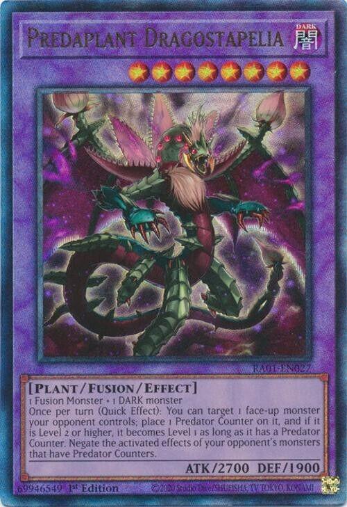 Predaplant Dragostapelia [Ultimate Rare] RA01-EN027