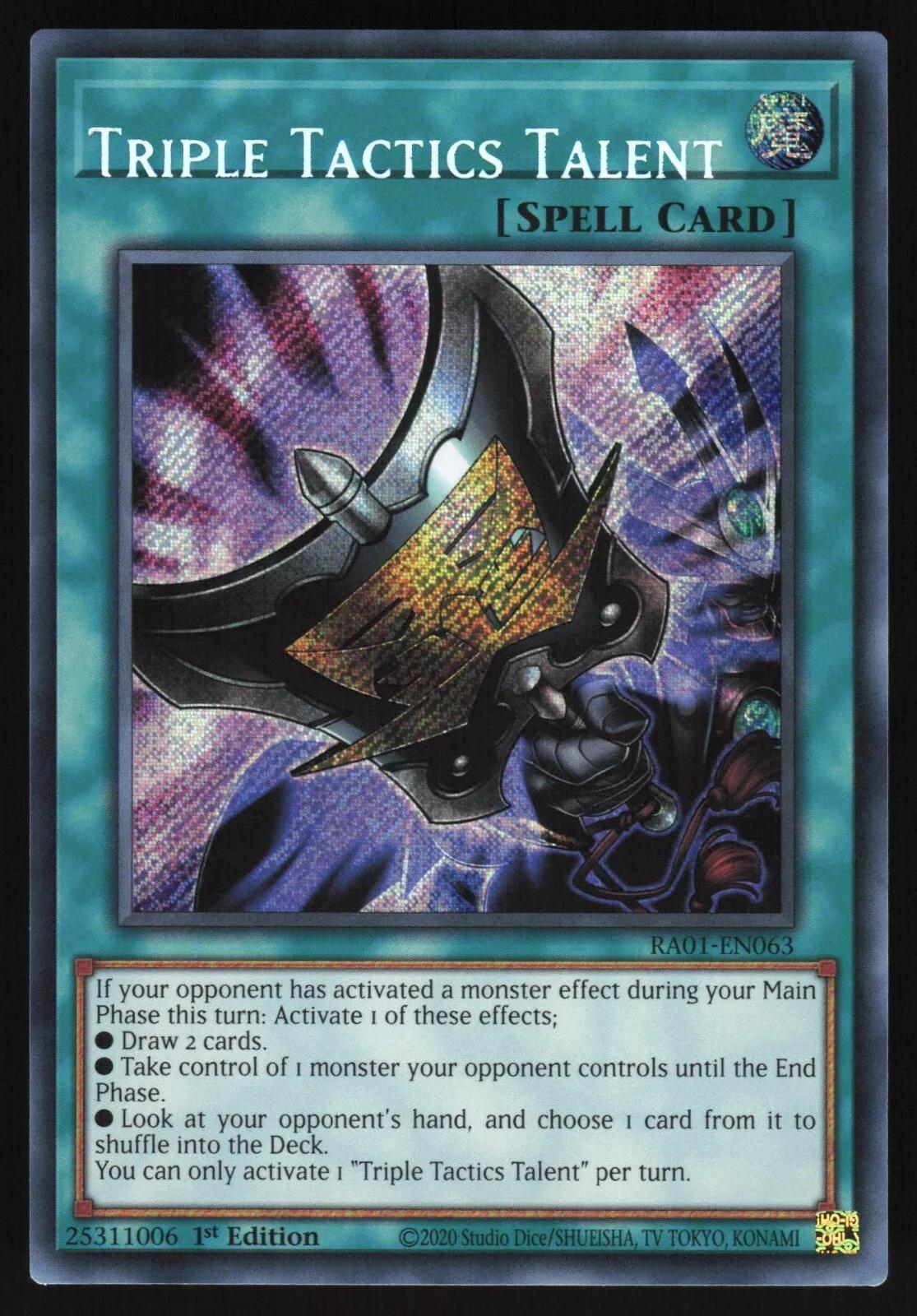 Triple Tactics Talent [Misprint] RA01-EN063