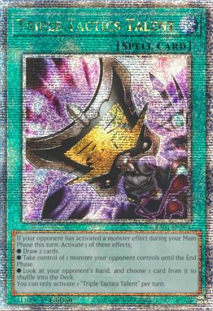 Triple Tactics Talent [Quarter Century Secret Rare] RA01-EN063