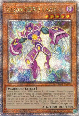 Vision HERO Faris [Quarter Century Secret Rare] RA01-EN004