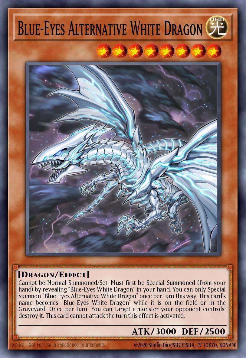 Blue-Eyes Alternative White Dragon [Quarter Century Secret Rare] RA02-EN010