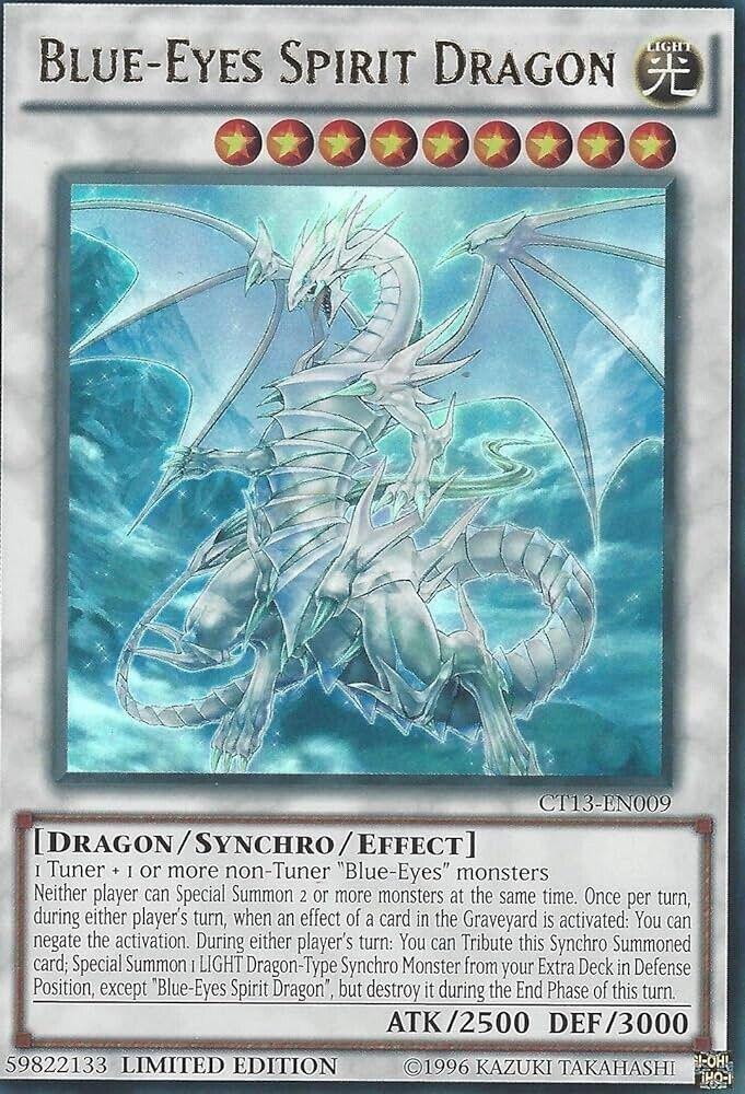 Blue-Eyes Spirit Dragon [Quarter Century Secret Rare] RA02-EN030