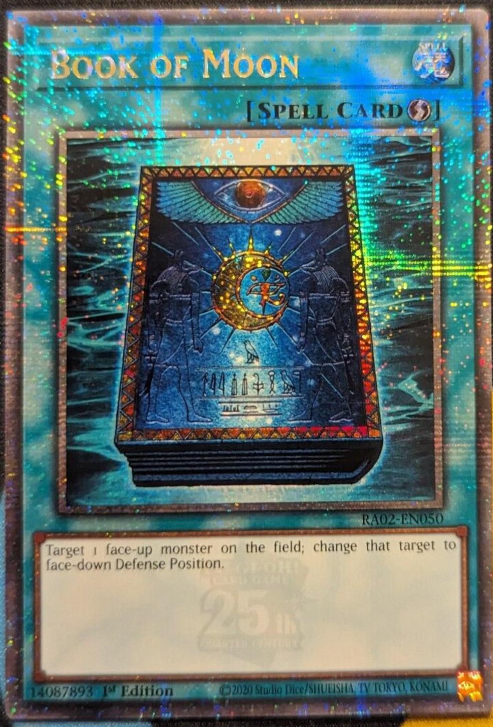 Book of Moon [Quarter Century Secret Rare] RA02-EN050
