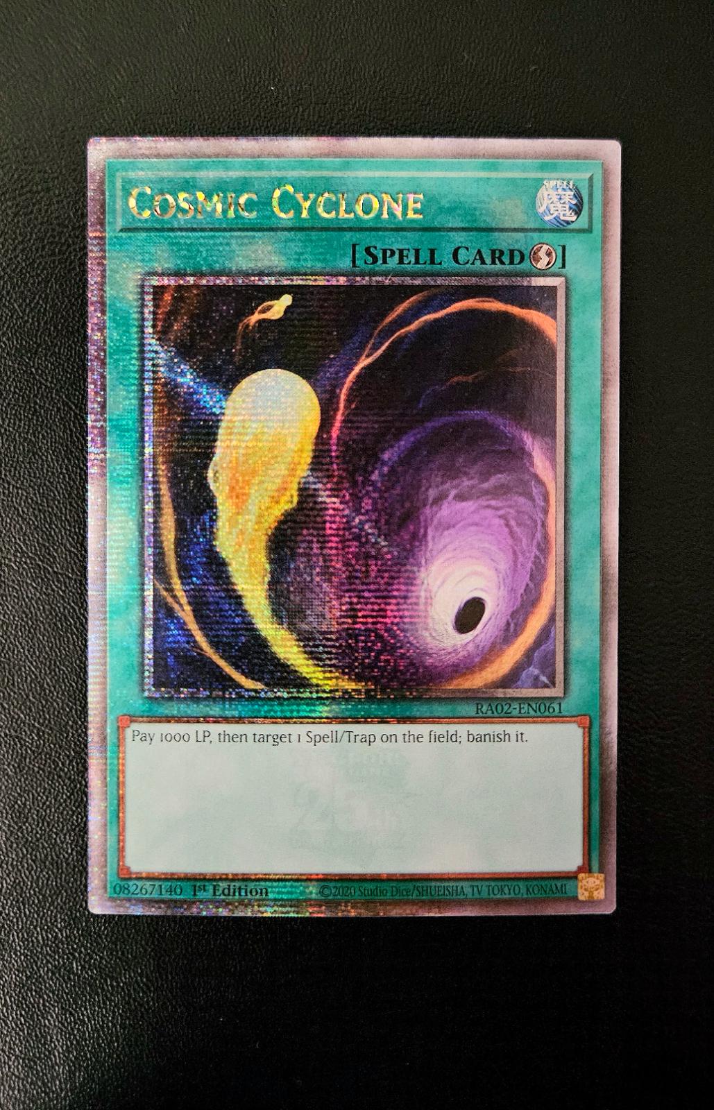 Cosmic Cyclone [Quarter Century Secret Rare] RA02-EN061