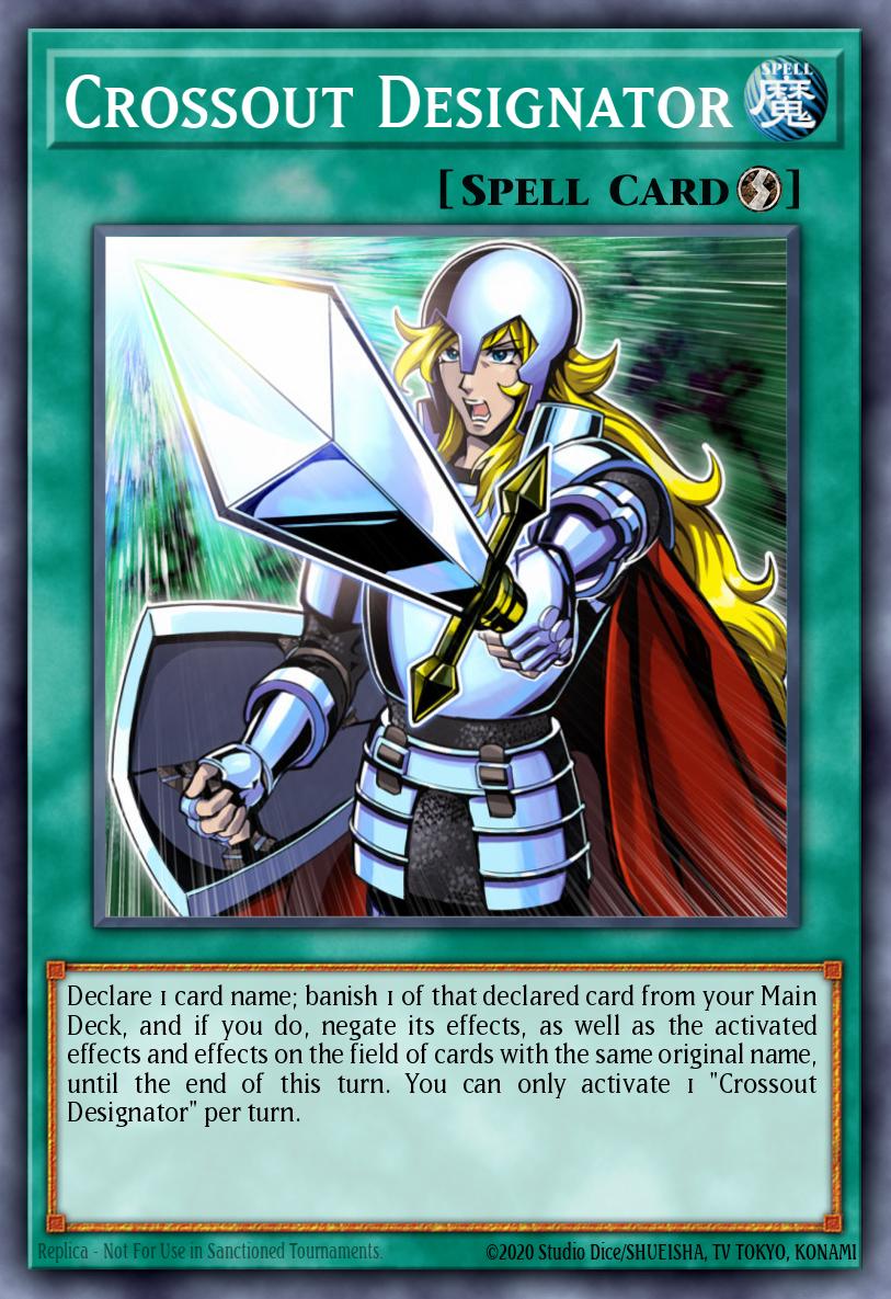 Crossout Designator [Quarter Century Secret Rare] RA02-EN063