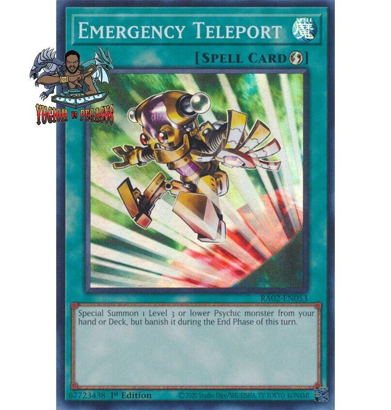 Emergency Teleport [Quarter Century Secret Rare] RA02-EN053