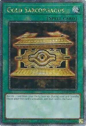 Gold Sarcophagus [Quarter Century Secret Rare] RA02-EN052