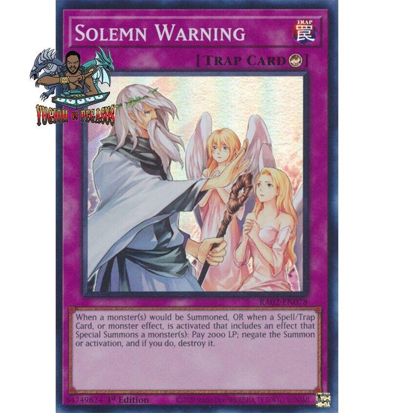 Solemn Warning [Collector's Rare] RA02-EN078