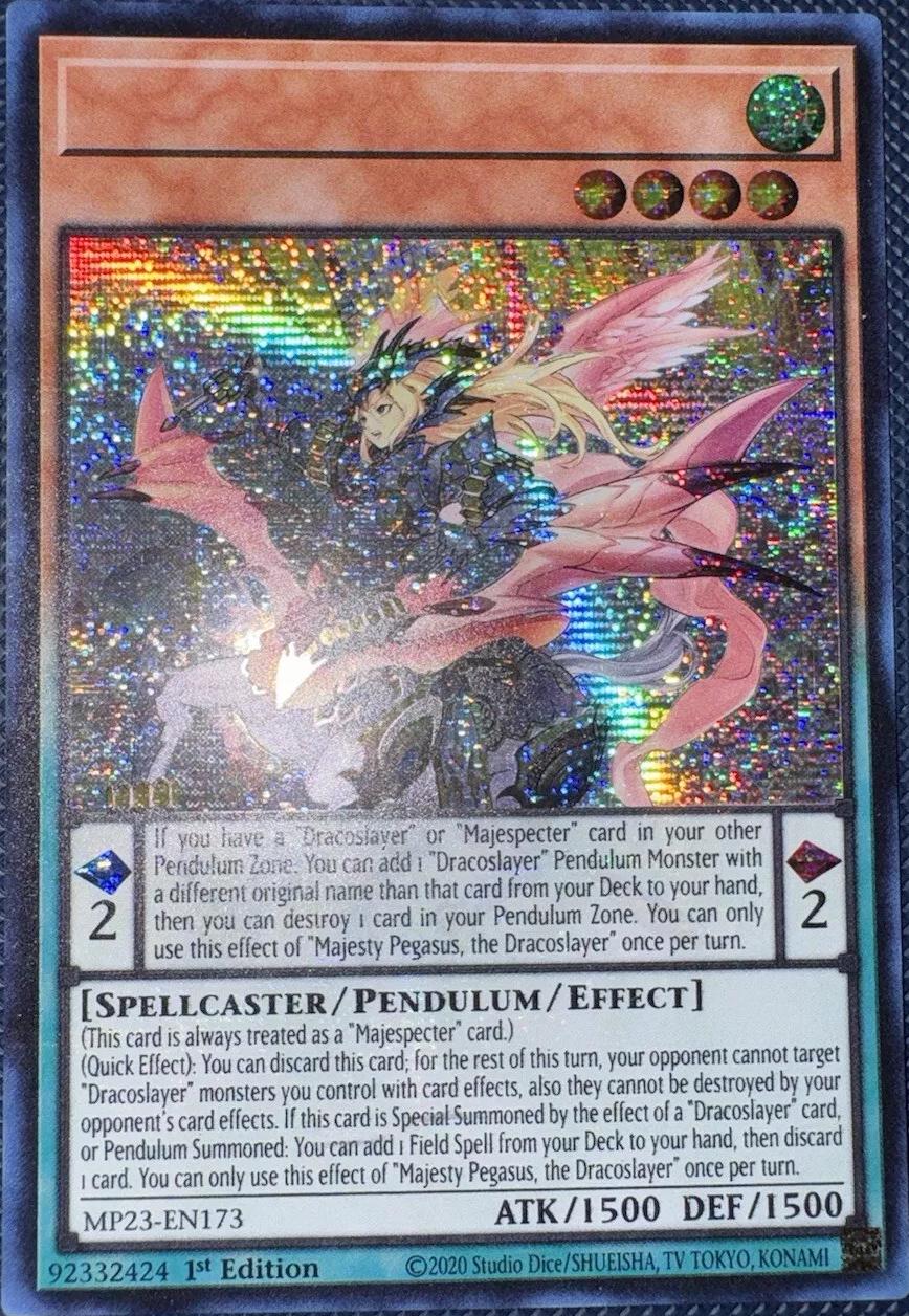 Majesty Pegasus, The Dracoslayer [Misprint] MP23-EN173