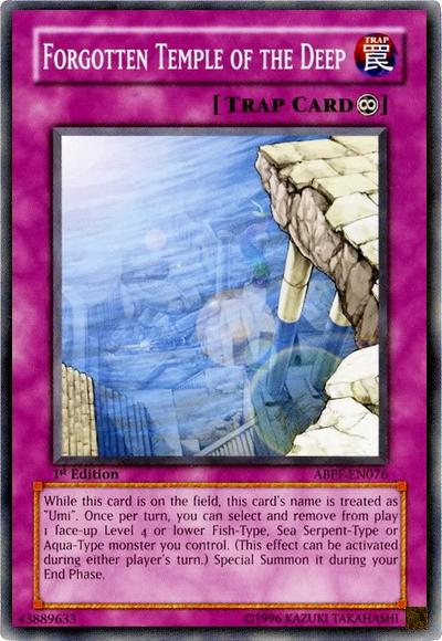 Forgotten Temple of the Deep [1st Edition] ABPF-EN076