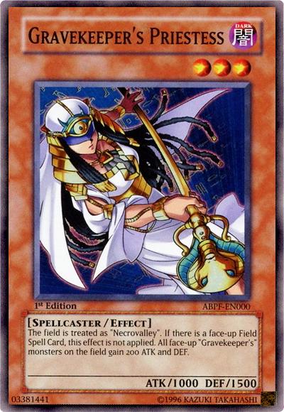Gravekeeper's Priestess [1st Edition] ABPF-EN000