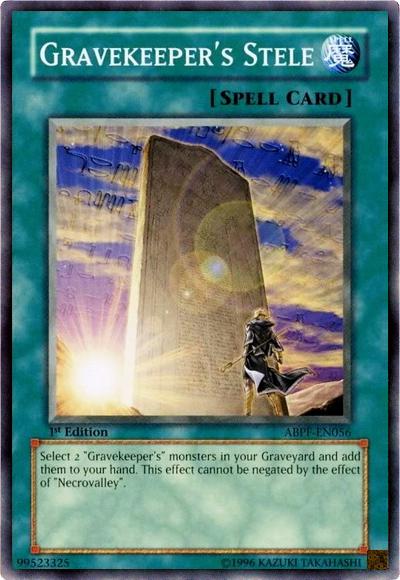 Gravekeeper's Stele [1st Edition] ABPF-EN056