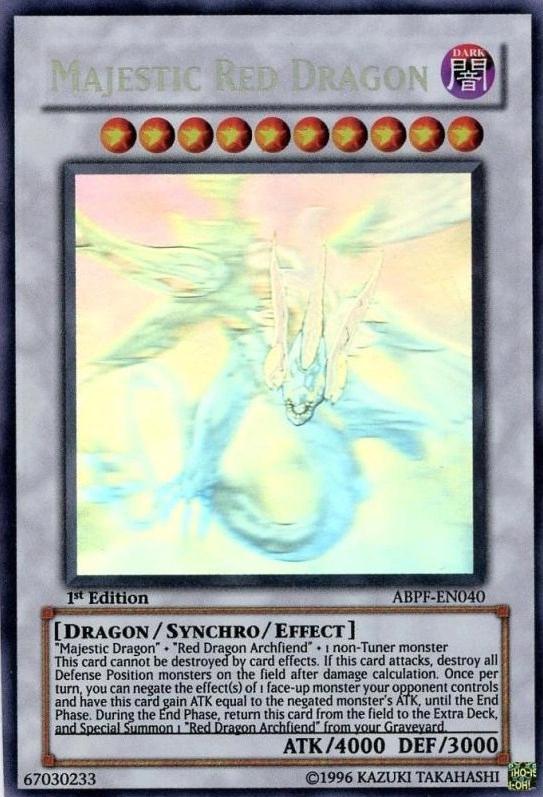 Majestic Red Dragon [Ghost Rare 1st Edition] ABPF-EN040