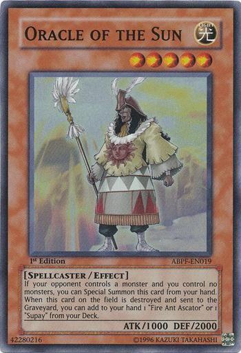 Oracle of the Sun [1st Edition] ABPF-EN019