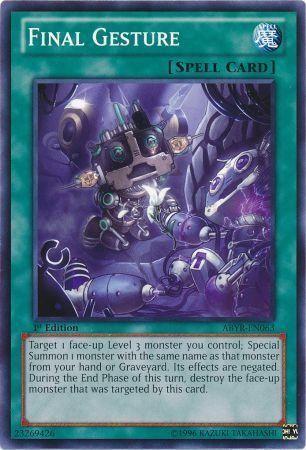 Final Gesture [1st Edition] ABYR-EN063