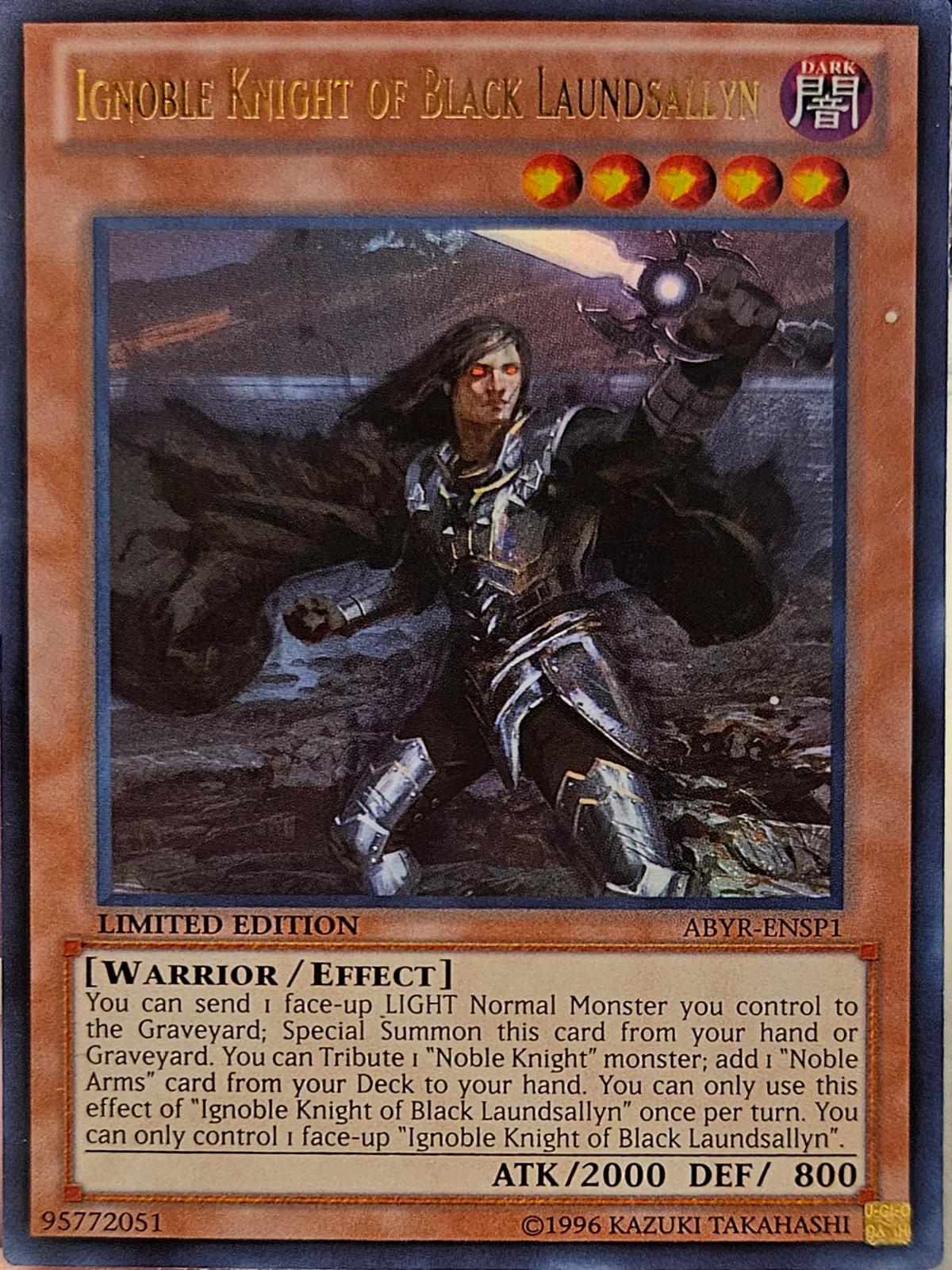 Ignoble Knight Of Black Laundsallyn ABYR-ENSP1