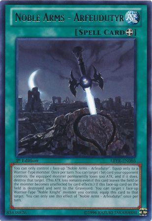 Noble Arms - Arfeudutyr [1st Edition] ABYR-EN086