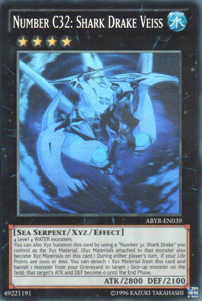 Number C32: Shark Drake Veiss [Ghost Rare] ABYR-EN039