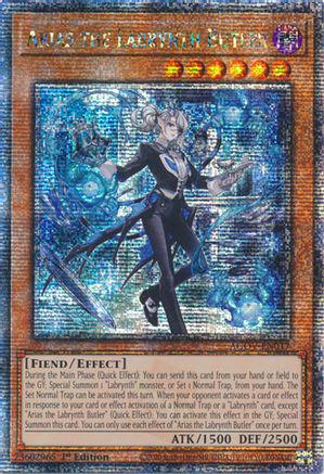 Arias the Labrynth Butler [Quarter Century Secret Rare] AGOV-EN017