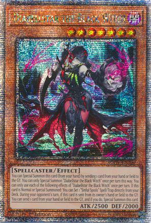 Diabellstar the Black Witch [Quarter Century Secret Rare] AGOV-EN006