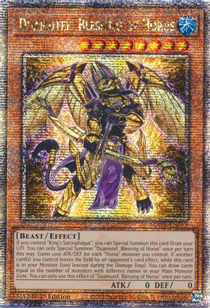 Duamutef, Blessing of Horus [Quarter Century Secret Rare] AGOV-EN012