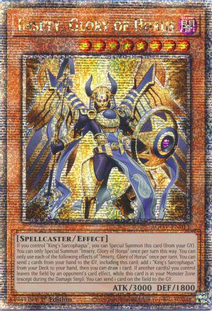 Imsety, Glory of Horus [Quarter Century Secret Rare] AGOV-EN011