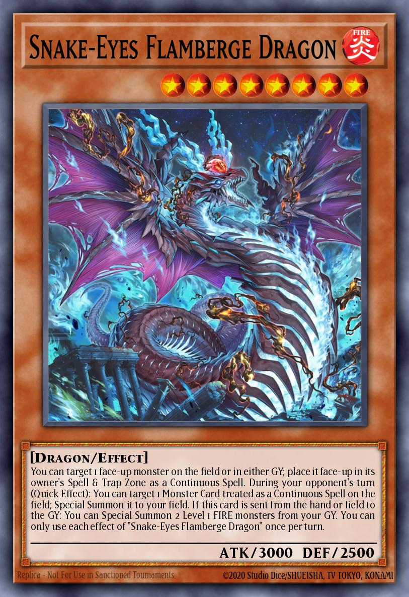 Snake-Eyes Flamberge Dragon [Quarter Century Secret Rare] AGOV-EN010