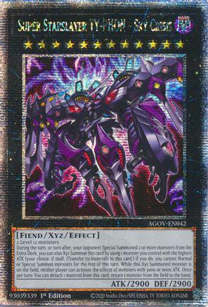 Super Starslayer TY-PHON - Sky Crisis [Quarter Century Secret Rare] AGOV-EN042