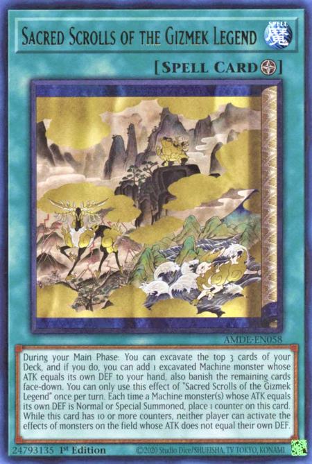 Sacred Scrolls of the Gizmek Legend AMDE-EN058