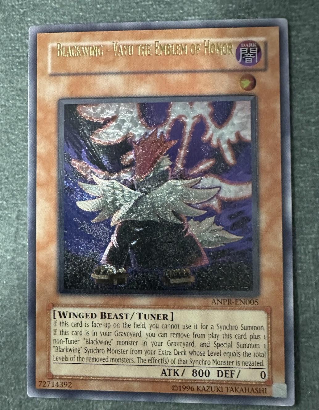 Blackwing - Vayu The Emblem Of Honor [Misprint] ANPR-EN005