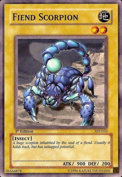 Fiend Scorpion [1st Edition] AST-059