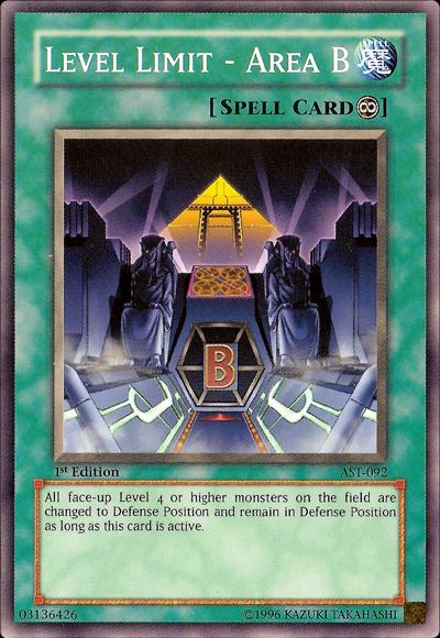 Level Limit - Area B [1st Edition] AST-092