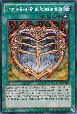 Gladiator Beast's Battle Archfiend Shield AP03-EN022