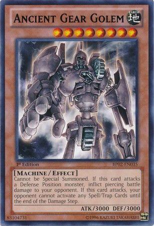 Ancient Gear Golem [1st Edition] BP02-EN035