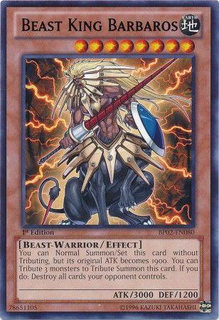 Beast King Barbaros [1st Edition] BP02-EN080