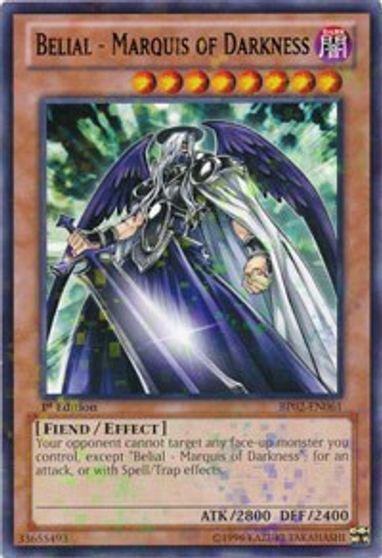 Belial - Marquis of Darkness [Mosaic Rare 1st Edition] BP02-EN061